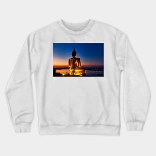 Big Buddha in Pakse in Laos Crewneck Sweatshirt